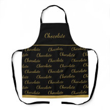 Elegante schwarze goldene Schokoladen-Mitarbeiteru