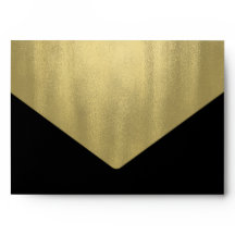 Elegante schwarze Goldfolie