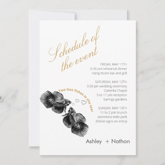 Elegante Schwarze Goldmedaille Einladung (Vorderseite)