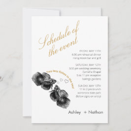 Elegante Schwarze Goldmedaille Einladung