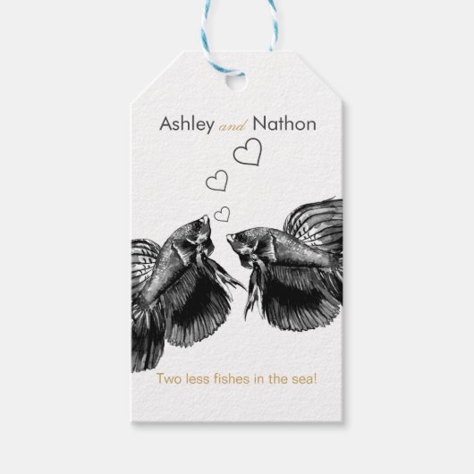 Elegante Schwarze Goldmedaille Geschenkanhänger (Vorderseite)