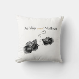 Elegante Schwarze Goldmedaille Kissen