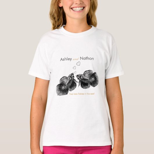 Elegante Schwarze Goldmedaille T-Shirt (Vorderseite)