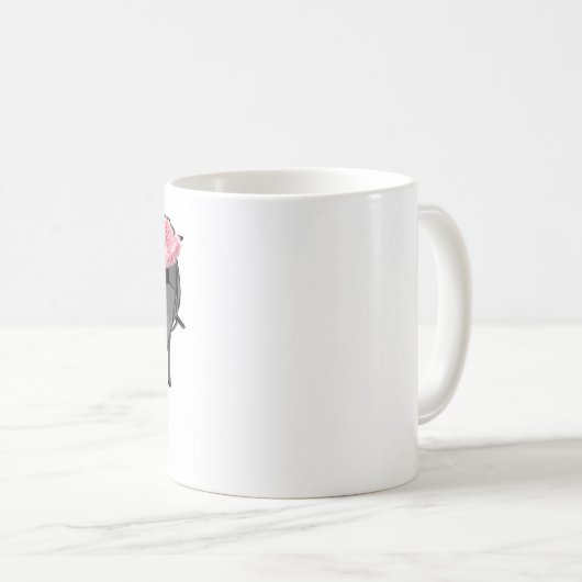 Elegante Schwarze Heelse und Nobelpreis - Klassik  Kaffeetasse (VorderseiteRechts)