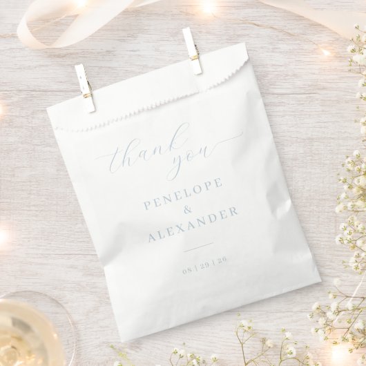 Elegante schwarze Kalligrafie Geschenktütchen (Ausgeschnitten)