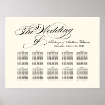 Elegante schwarze Kalligrafie-Hochzeitssattelkarte