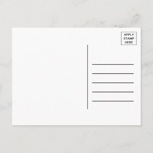 Elegante schwarze Katze, glückliche Halloween-Post Einladungspostkarte (Rückseite)