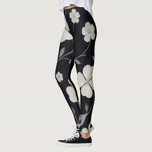 Elegante Schwarze Leggings (Links)