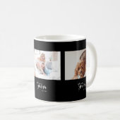 Elegante schwarze Mutter Established-Bow-Anzeige m Kaffeetasse (VorderseiteRechts)