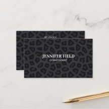 Elegante schwarze Panther Spots