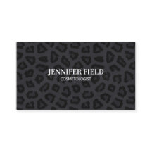 Elegante schwarze Panther Spots