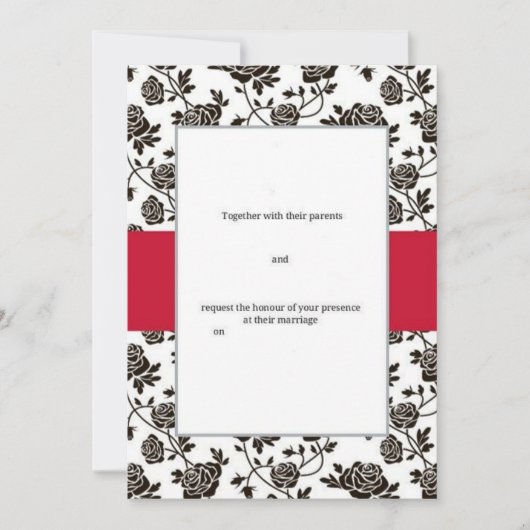 Elegante Schwarze Rose (Vorderseite)