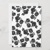 Elegante Schwarze Rose (Rückseite)