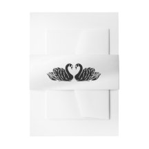 Elegante Schwarze Schwäne Hochzeit