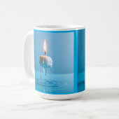Elegante schwebende Kerze Kaffeetasse (Vorderseite Links)