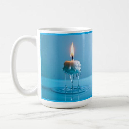 Elegante schwebende Kerze Kaffeetasse (Links)