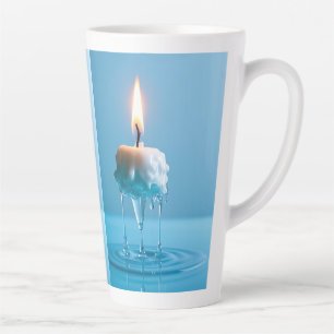 Elegante schwebende Kerze Milchtasse