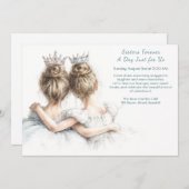 Elegante Schwestern - Ristorante da Enzo Einladung (Vorne/Hinten)