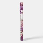 Elegante Scops Lila Blüte Case-Mate iPhone Hülle (Rückseite / Links)