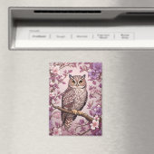 Elegante Scops Lila Blüte Magnet (In Situ (Geschirrspüler))