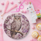 Elegante Scops Lila Blüte Pappteller (Party)