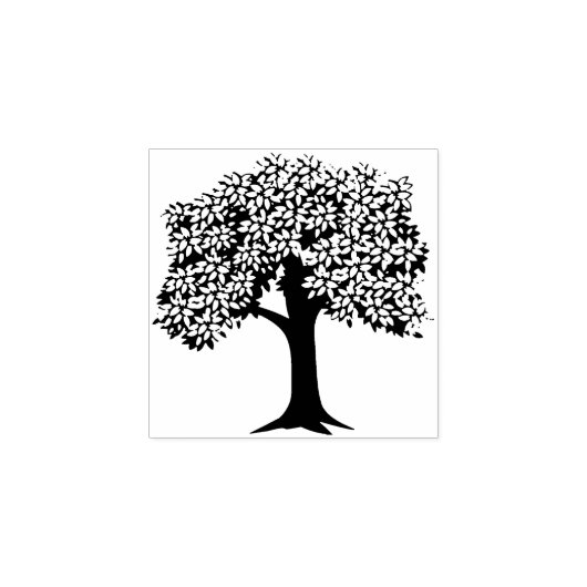 Elegante Scrapbook Tree Gummistempel (Prägung)