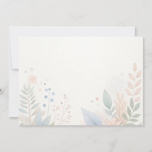 Elegante Script Ankündigung Datum freihalten Card (Rückseite)