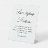 Elegante Script-Bereinigung Sockelschild (Vorderseite)