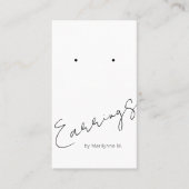 Elegante Script-Boutique-Speicherkarte Visitenkarte (Vorderseite)