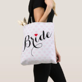 Elegante Script Bride Brautparty Wedding Party Tasche (Von Nahem)