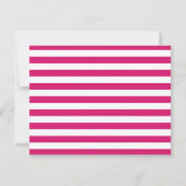 Elegante Script Calligrafy Note from Magenta Pink Mitteilungskarte (Rückseite)