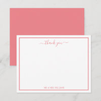 Elegante Script Calligraphy Pink Vielen Dank