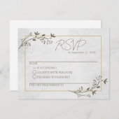 Elegante Script Classic UAWG Response Card RSVP Karte (Vorne/Hinten)