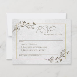 Elegante Script Classic UAWG Response Card RSVP Karte