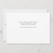 Elegante Script Couples Shower Wedding Einladung (Rückseite)