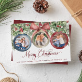 Elegante Script Family 3 Foto Weihnachten Wasserfa