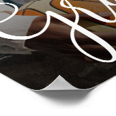 Elegante Script Foto Graduation Party Poster (Ecke)