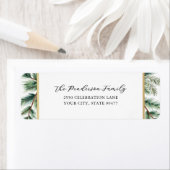 Elegante Script Holiday Pines Gold Frame Custom (Insitu)