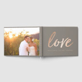 Elegante Script-Imitate Foil Gästebuch (Voll)