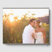 Elegante Script-Imitate Foil Gästebuch (Rückseite)