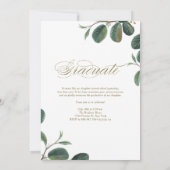 Elegante Script-Klasse des 2025-Foto-Abschlusses Ankündigung (Rückseite)