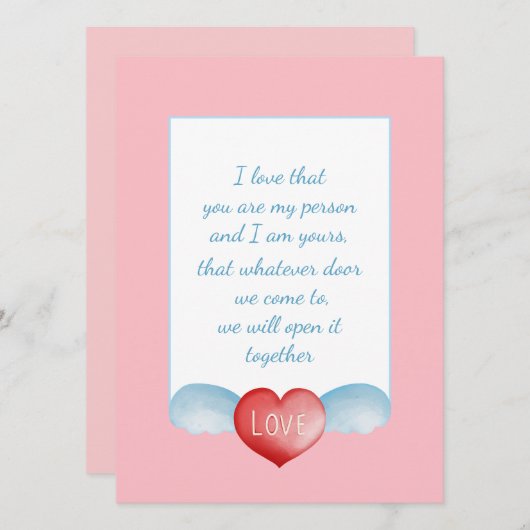 Elegante Script-Liebe Herzlich Willkommen in der H (Vorne/Hinten)