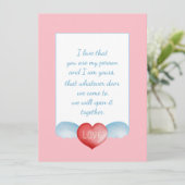 Elegante Script-Liebe Herzlich Willkommen in der H (Stehend Vorderseite)