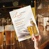 Elegante Script-Liebe ist Brewing Couples Shower Einladung