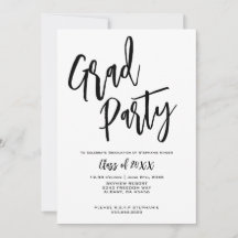 Elegante Script Minimalistisch Luxury Graduation P