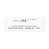 Elegante Script Monogram Black Modern Typografy (Vorne)