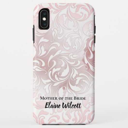 Elegante Script Mother of the Bride Case-Mate iPhone Hülle (Rückseite)