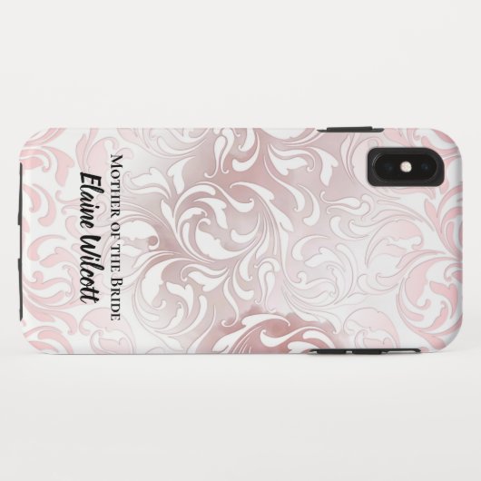 Elegante Script Mother of the Bride Case-Mate iPhone Hülle (Rückseite (Horizontal))
