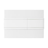 Elegante Script Sage Green White Wedding Einladung Einladungsbanderole (Rückseitenbeispiel)