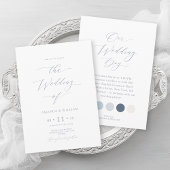 Elegante Script Save the Date Card Einladung